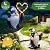 Joint Honglin Resin Gnome Statue Outdoor Decor Waterproof Firework Solar LED Lights Gnomes Garden Sculpture Decorations for Outside Lawn Patio Yard Ornament Gifts (Gnome)