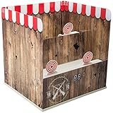 Fjoerdesports Softair Schießstand Bulls-Eye elektronisch – Schieß-Anlage mit 3 elektronischen Schieß-Modi – Schießstand Zielscheibe max. 0,5 Joule, für Softair, Schießstand in 5 Designs erhältlich