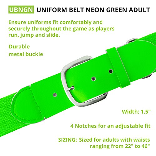 Image of Champion Sports Baseball & Softball Belt - Stretch Fit Uniform Belt for Youth & Adult Players, Multiple Colors