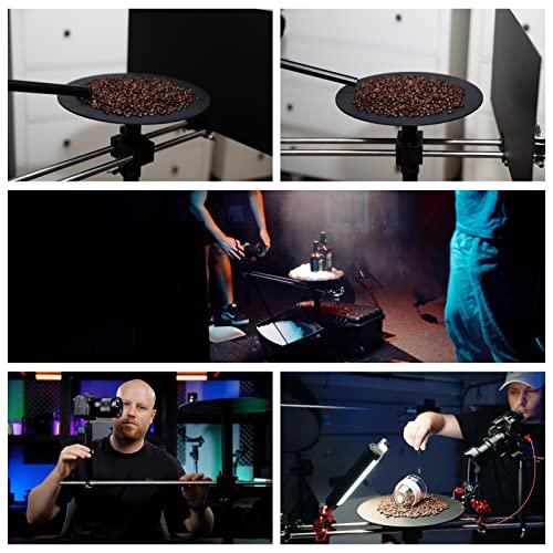 Image of DF DIGITALFOTO V360 Degree Camera Spinner,Professional Photography Turntable Photo Booth for YouTube Vlog Unboxing Commercials Video B-Roll Footage Food Jewelry Slow Motion Bullet-time