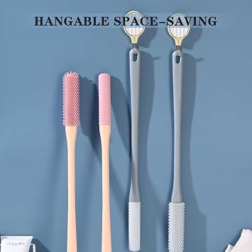 Toe Crack Cleaning Brush, Toe Crack Cleaning Brush, 15.7 Inch Shower Foot Brush, Suitable for Elderly, Men and Women