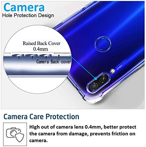 Image of COVERBLACK Rubber Silicone Back Cover for Moto E6s -PAGA0004IN - Transparent