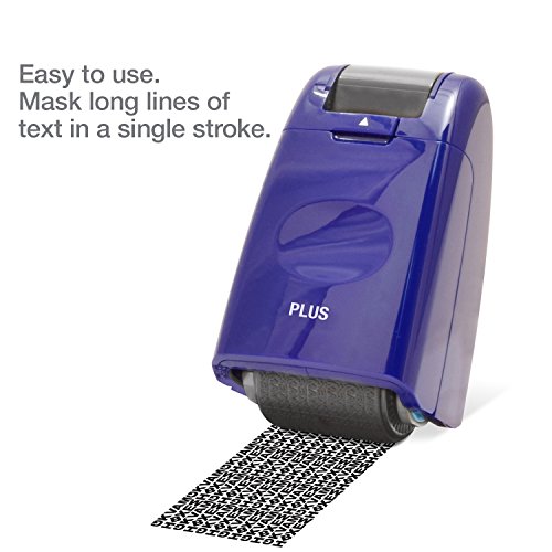 Guard Your Id Identity Protection Stamp Roller Identity Theft Prevention Security Stamp Mask Out Private Information Navy Blue (38028) #TOP3