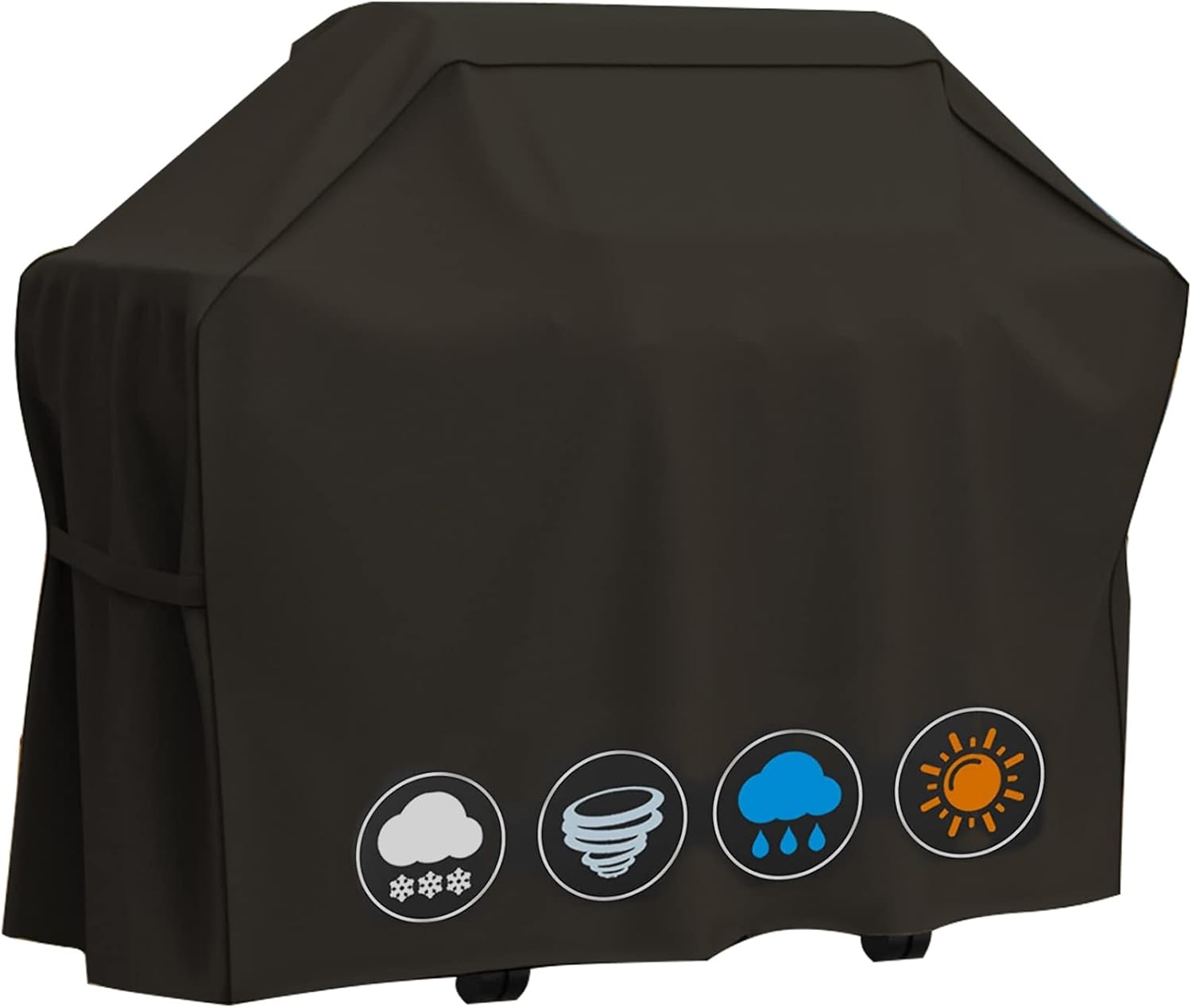 60 Inch Grill Cover, Fits for Weber Genesis, Char-Broil Nexgrill Brinkmann and More.Heavy Duty Waterproof Barbecue Grill Cover