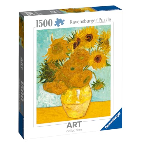 Puzzle 1500 pièces : Les Tournesols Vincent Van Gogh Ravensburger France - vue 7