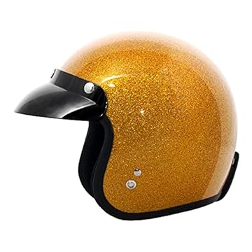 vintage open face helmet