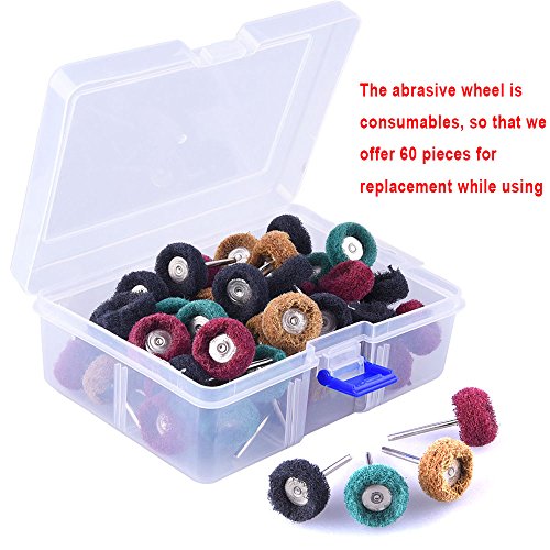 AUSTOR 60-Piece Abrasive Polishing Wheel Set #TOP24