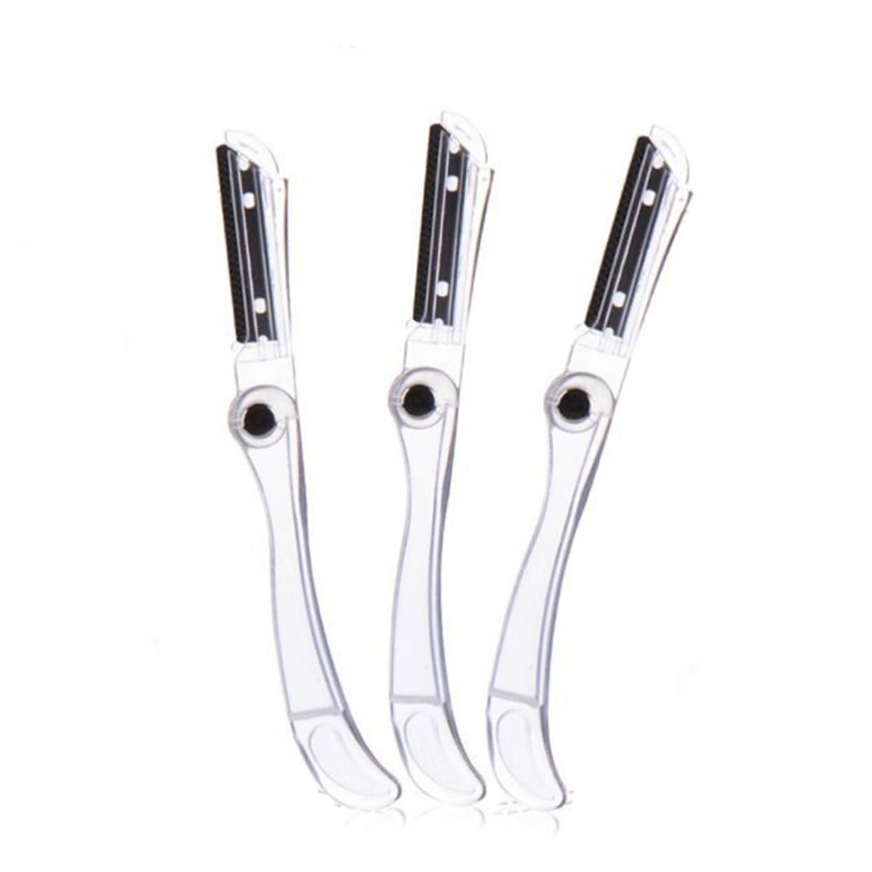 SOESFOUFU Eyebrow Razor for Women 6pcs Kit Eyebrow Razor Electric Trimmer Safe Easy to Use Portable Beauty Tool Random Color