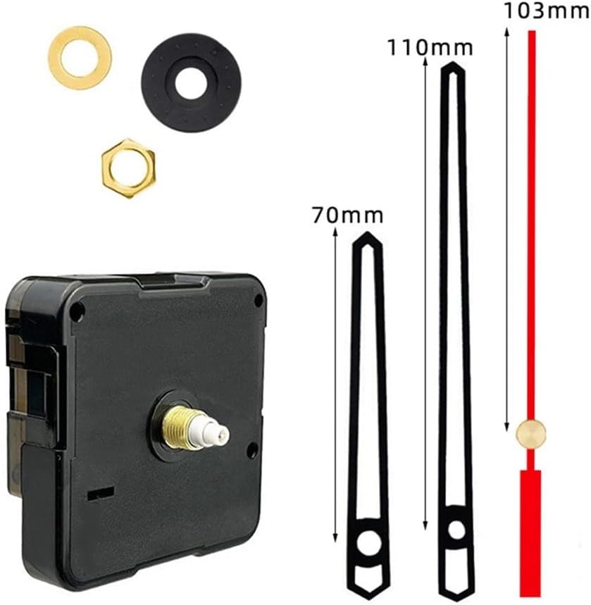 DIY Clock Skeleton Movement for Accurate and Silent For Home Decoration and Repair Long lasting and Low Power Consumption (B)