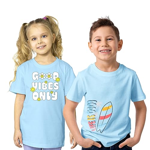 Image of Kidbea Baby Boys 100% Bamboo Soft Cotton Half Sleeve T-Shirt Multicolor