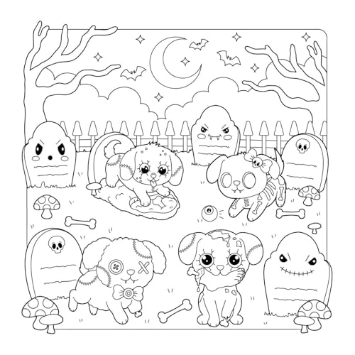 Image of The Creepy Cute Creatures Coloring Book: 30 Pretty Scary Animal Coloring Pages for Wildly Adorable Fun! (Creepy Cute Gift Series)
