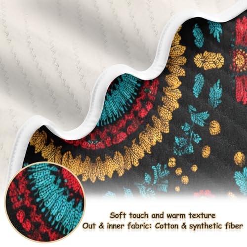 Kigai Ethnic Prints Baby Blanket for Boys Girls Swaddle Blankets Soft Cozy Receiving Blanket Nursery Crib Blankets for Toddler Newborn, 30 x 40 Inch2
