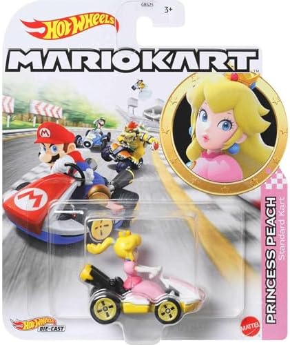 Hot Wheels Carrinho Mario Kart (Princess Peach GBG28 - Mattel GBG...