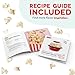 Dash SmartStore Stirring Popcorn Maker - Hot Oil Electric Popcorn Popper with Butter-Warming Tray, Clear Serving Bowl & Measuring Cup - 12 Cups, Aqua