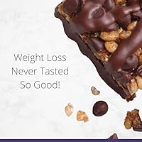 Vista 15 de HMR Bar, Barra de proteína de avena helada Snack nutritivo para apoyar el mantenimiento del peso Postre bajo en calorías 0.35 oz de proteína