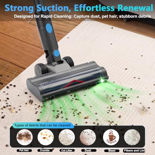 Image of Cordless Stick Vacuum Cleaner: 45kPa Powerful Suction & 60Min Runtime