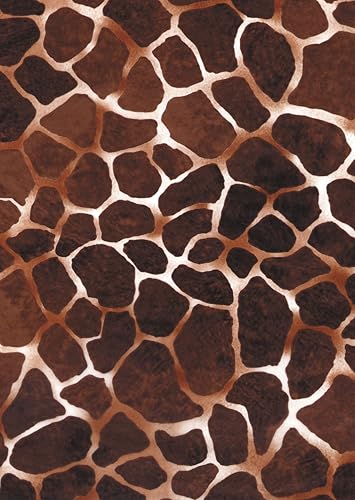 Décopatch DP044C - Packung Mix Patch, mit 4 Blatt Décopatch-Papier 30x40 cm, Tierfelle, gemischte Sortierung, geeignet ab 5 Jahren, 1 Pack
