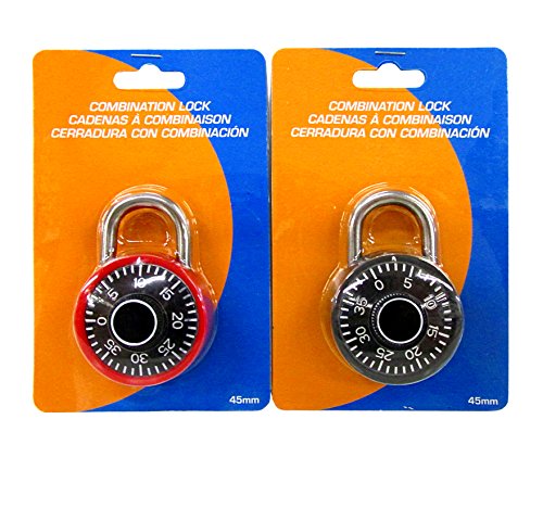 Image of Set of 2 Combination Locks for School, Office, or Home!