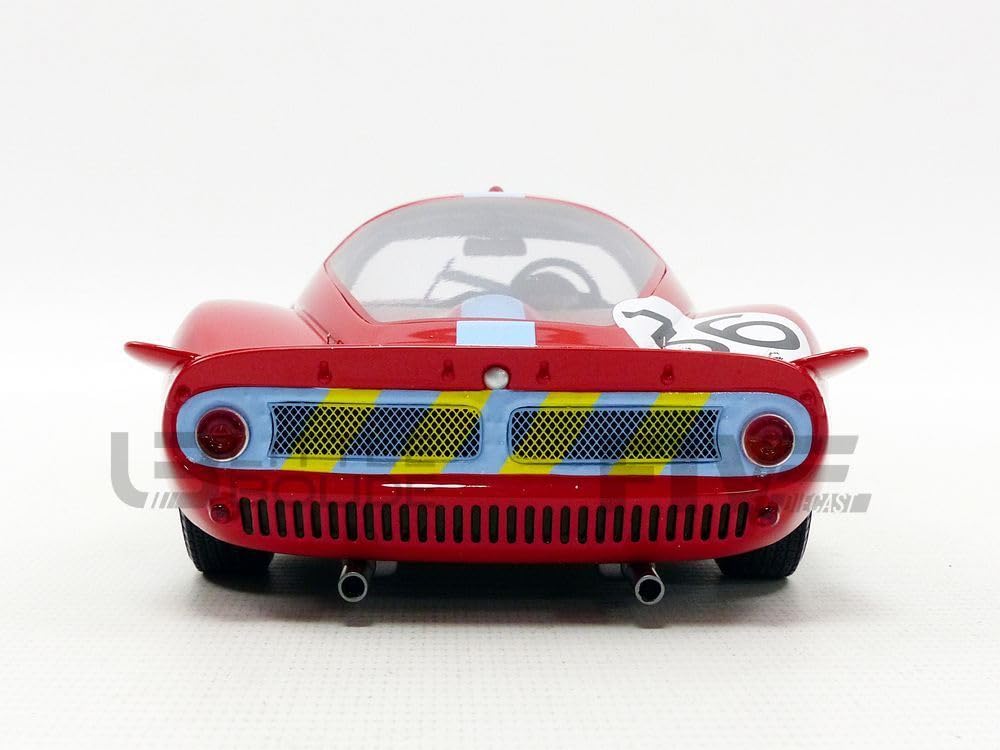 MG 1/18 Ferrari Dino 206 S Coupé #36 Ferrari Dino 206 S Berlinetta 36 Le Mans 1966-1:18 - CMR Classic