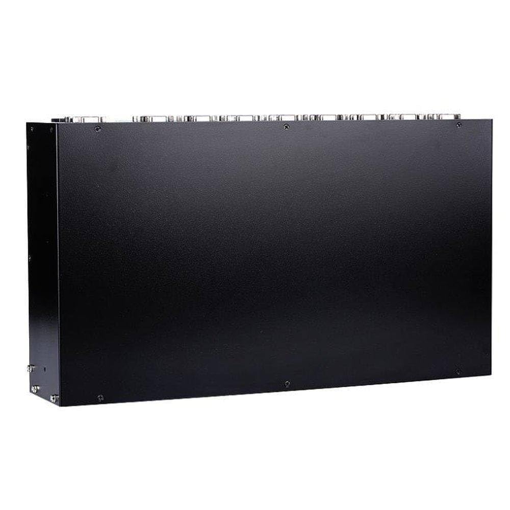 Wysokiej jakości przełącznik matrycowy VGA 8 x 8 z audio, 8 wyjść, połączenie wideo / stojak 2U / wyświetlacz LCD / RS232 / sterowanie 450 MHz