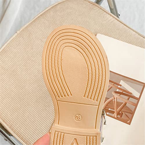 Shoes for Girls Wearproof Stretch Rhinestones Flat Sandals Minimalist Cozy Fashion Summer Dress Sandals3