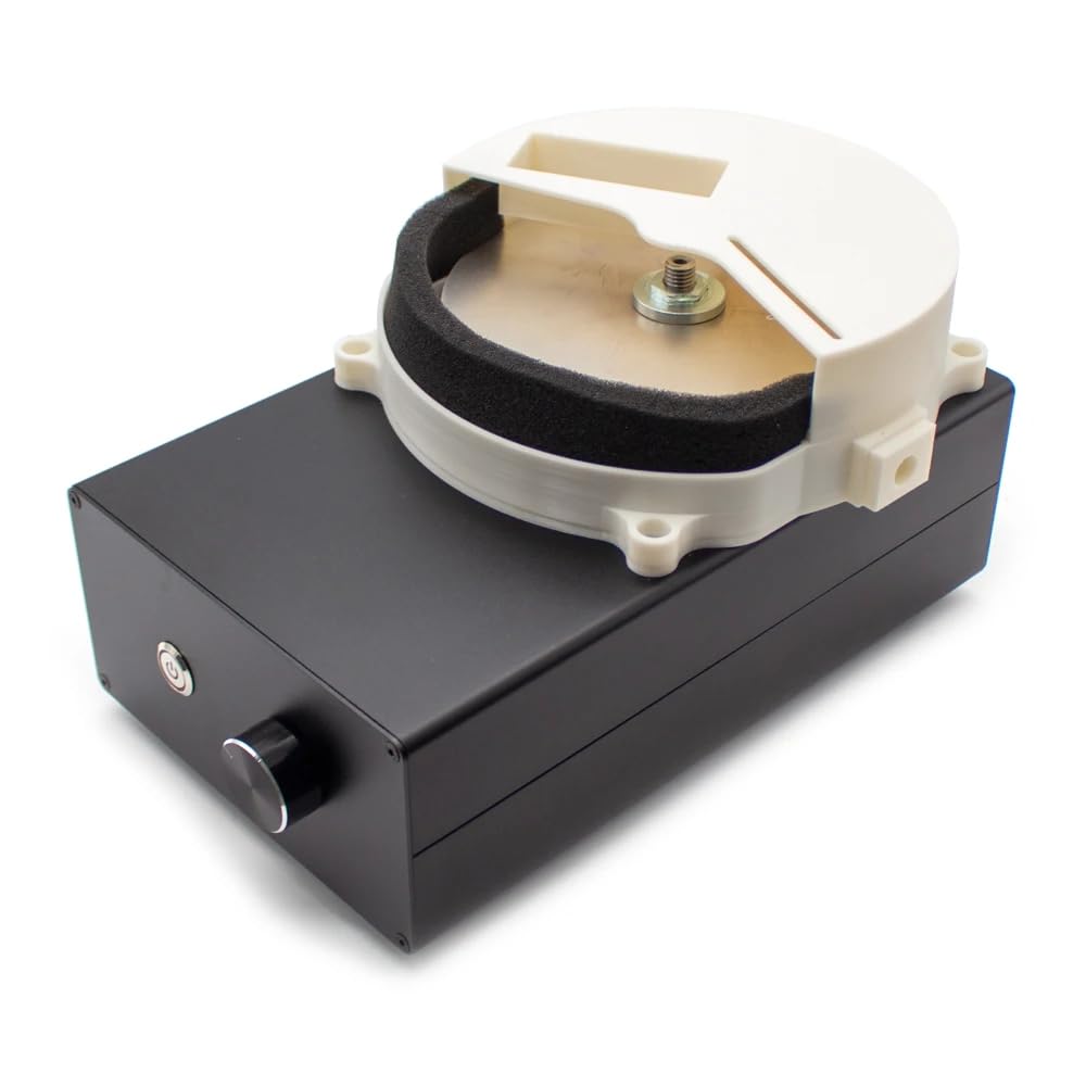 Highly Accurate Resin Lens Edge Grinding Machine, Desktop Dustproof Spectacle Lens Electric Grinder 0-4000RPM Speed Adjustable