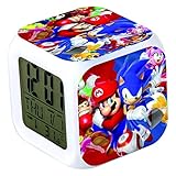 Rendimiento superior y asequible: reloj pequeño R con pantalla grande y clara, luz nocturna inteligente, compatible con el formato de hora de 12h/24h, elija su sonido favorito entre 8 opciones de sonido de alarma, fácil de usar para niños, adolescentes, básicos dormitorio mesita de noche escritorio regalo despertador.