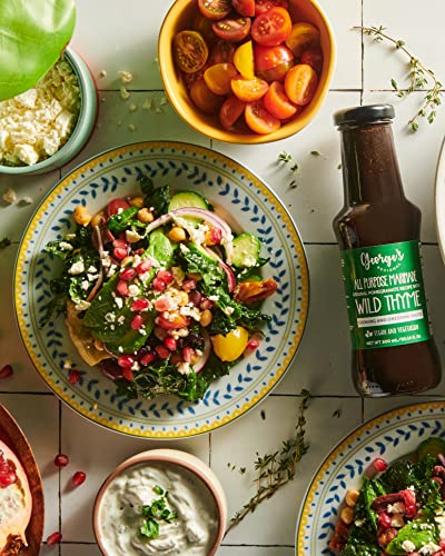 Thyme Pomegranate Molasses Marinade And Dressing Sauce (Mediterranean Bbq/Teriyaki) - 300 Ml/10.14 Fl.oz #TOP3