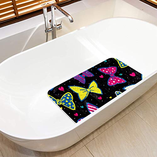Tapis antidérapant pour baignoire Bennigiry à ventouses 68x37cm