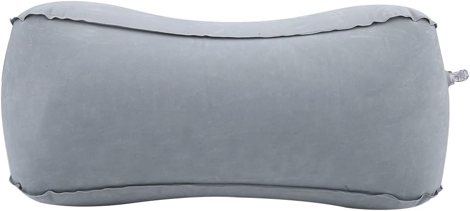 VGEBY1 Foot Rest Pillow, PVC Inflatable Foot Rest Mat with Air Pump Travel Foot Rest Pillow for Office Home Travel Car Airplane - Image 7