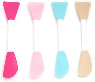 4 aplicadores de máscara de silicona, cepillo...
