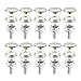 Nbxypeaus 75 PCS/Définir Fixations en Acier Caps Caps Vis Press Studs Bouton Snaps Kit d'outils de vêtements de Tente en Toile pour auvents de Couverture de Bateau Marin