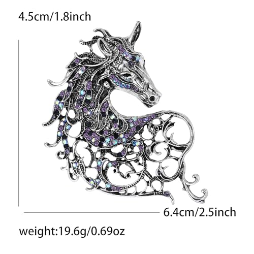 Image of Animal Brooch for Men Vintage Metal Wildlife Lapel Pin Suit Jacket Badge Fashion Accessories for Men