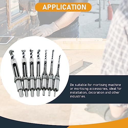 Brocas mortaja ATPEAM 7 piezas 1/4 a 3/4 pulg miniatura 6