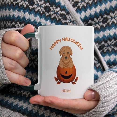 Taza de cerámica Halloween con diseño de fantasma miniatura 6