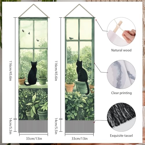 Tenture murale de chat de qualité supérieure avec kit de suspension