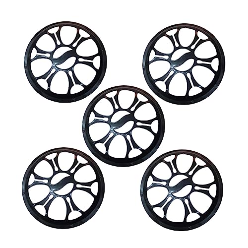 Angoily 5pcs Car Speaker Mesh Grill Cover Plastic Grill Screen for Speaker Subwoofer Guard Edge Protector