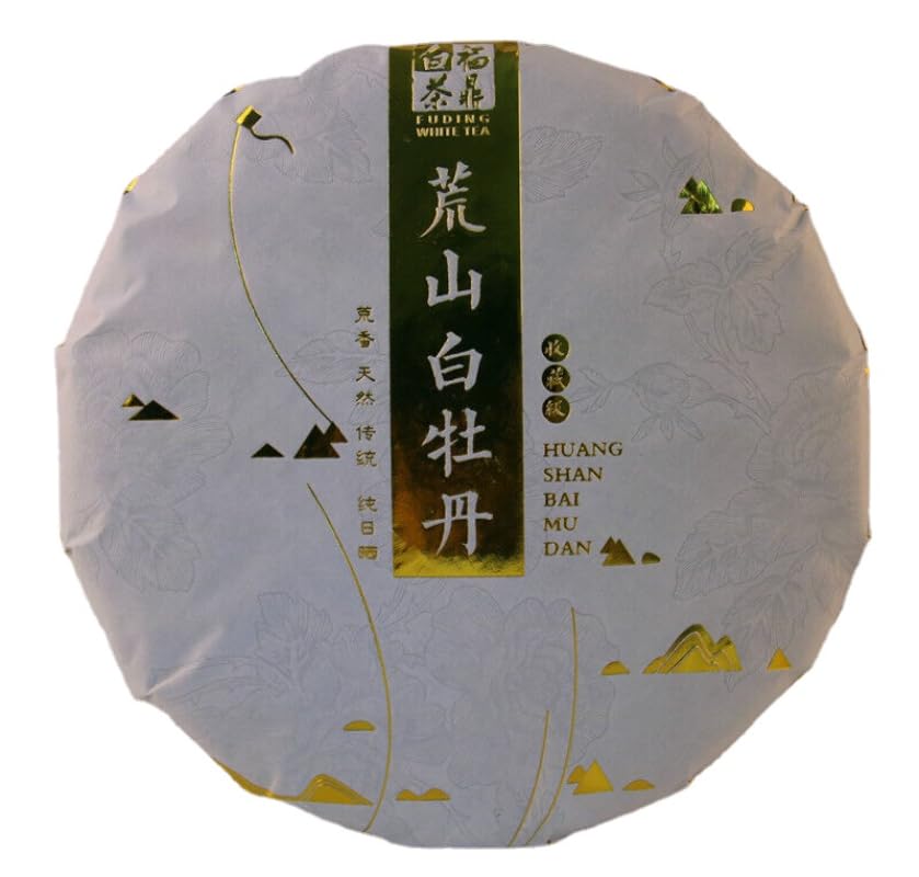 Gâteau de thé de pivoine blanche 350g : l'essence du thé blanc de la montagne du soleil
