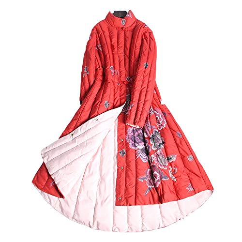 Doudoune femme d'hiver chaude longue veste de camp et veste de sport