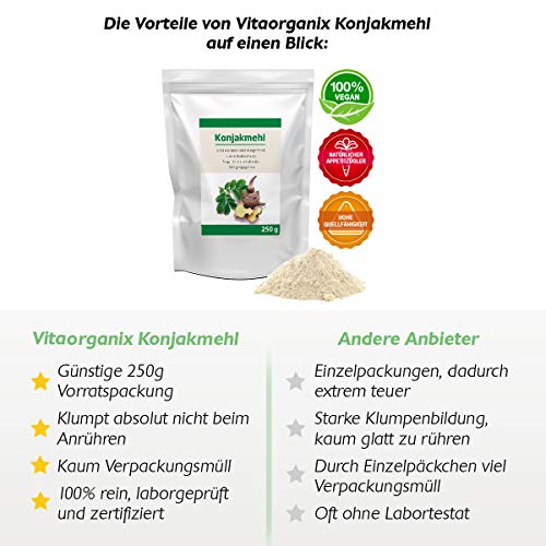 Konjakmehl 250g (Glutenfrei – Vegan) - 2
