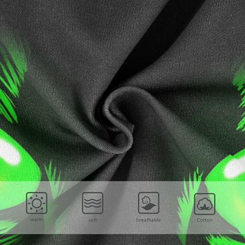 Glowing Green Cat Eyes Black Girls Underwear Toddler 2t Cotton Panties for Girl Fun Underpants Briefs3