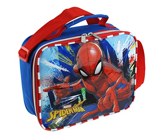 Spiderman Insulated Lunch Bag With Adjustable Shoulder Straps - Perfect Swing - A17324 #TOP1
