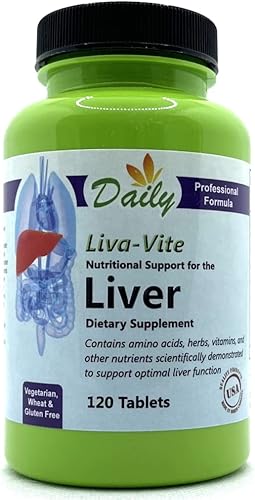 Daily Manufacturing Liva-Vite™ (L-metionina, colina, inositol, taurina, extracto de raíz de diente de león, extracto de cardo mariano, raíz de