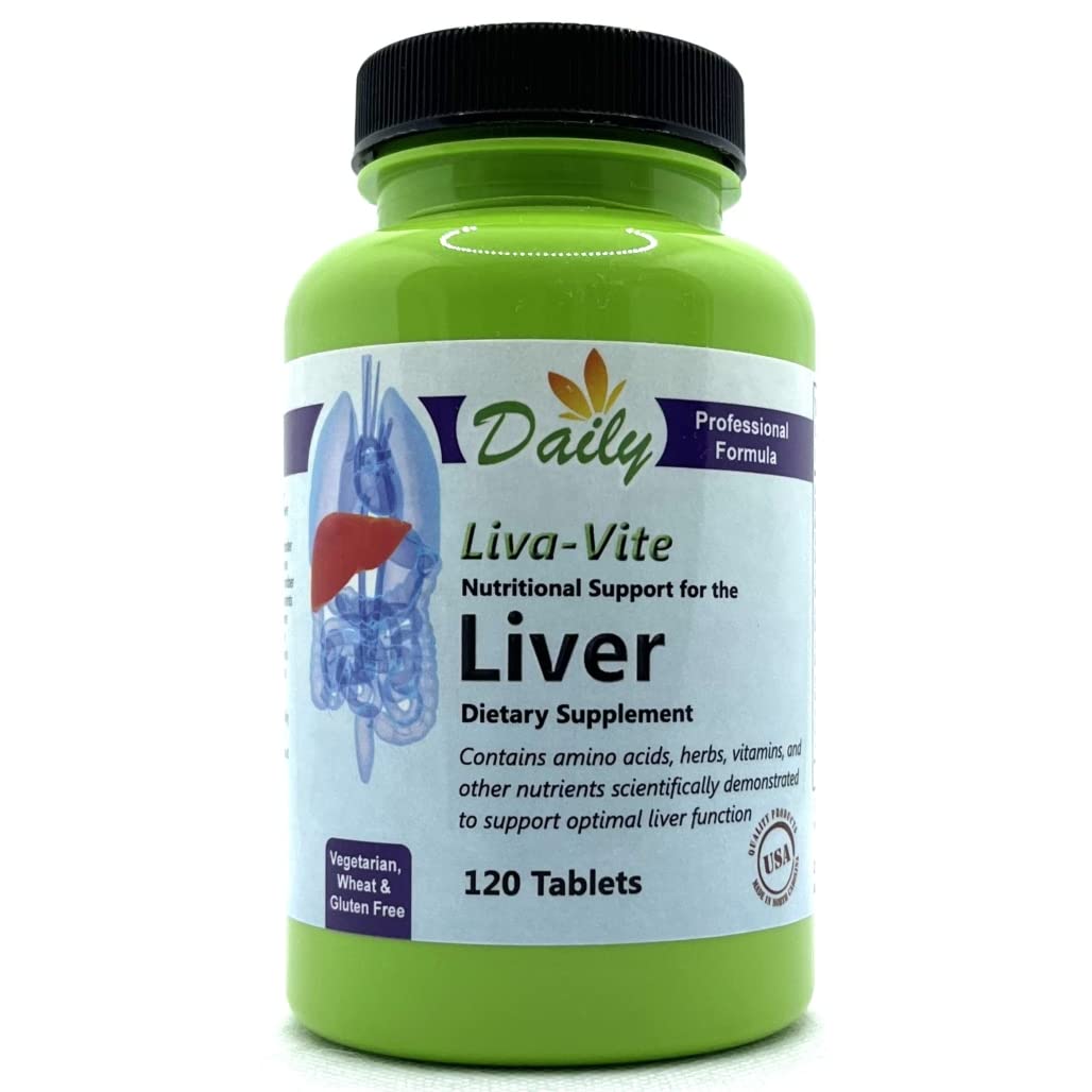 Daily Manufacturing Liva-Vite™ (L-Methionine, Choline, Inositol, Taurine, Dandelion Root Extract, Milk Thistle Extract, Black Radish Root, Beet Root, Uva Ursi & Goldenseal Root)