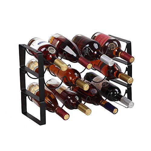 Soporte para Botellas de Vino Metalico Volowoo miniatura 4