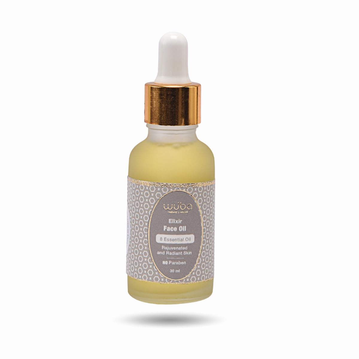 Wuba Nature's Secret Elixir Face Oil for Glowing Skin, Benefit of 8 Essential Oils, Rejuvenate & Radiant Skin, Hydrates Dry, Dull, Tired Skin, Dark Spots & Pigmentation - 30ml