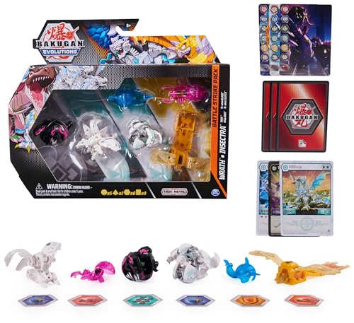 Bakugan 'Evolutions' Battle Strike 6er Pack mit 1 Platinum Ball (Haos...