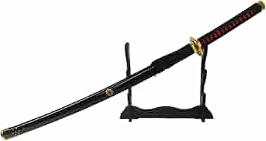 美品 模造刀 打刀 コスプレ黑鞘 鞘付長さ約106cm 鉄鍔　FL52 美品 模造刀 打刀 コスプレ黑鞘 鞘付長さ約106cm 鉄