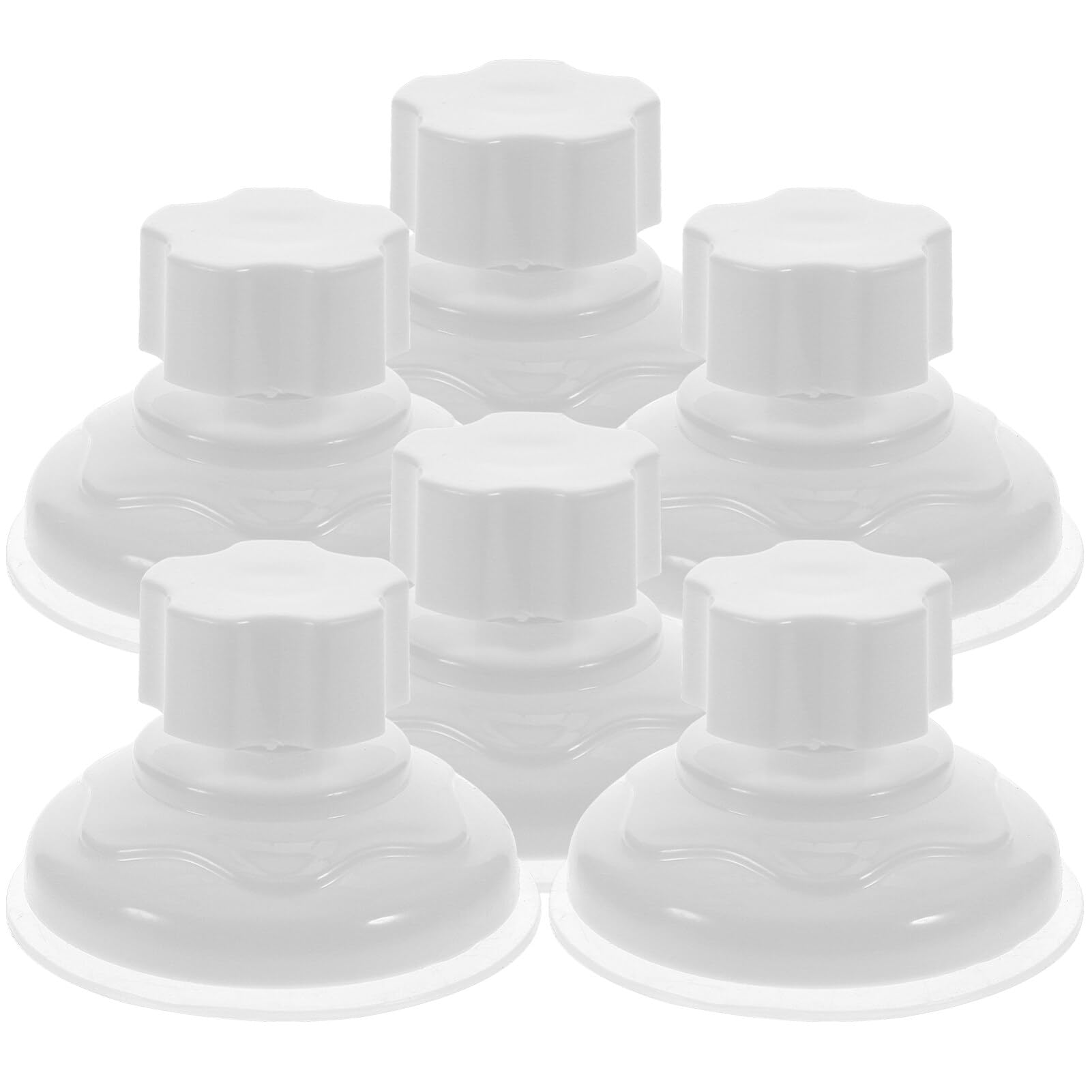 POPETPOP Suction Cups 6pcs Cat Window Perch Cat Window Hammock Replacement Suction Cup for Cat Window Seat Cat Hammock Hanging Pet Supplies White