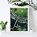 5D Diamond Painting Kits for Adult, Dragonfly Green Diamond Art Kits for Beginners Fun DIY Crafts Round Diamond Art Canvas Home Wall Decor 12